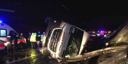 Kuzey Marmara Otoyolu’nda kar yağışı kaza getirdi: 11 yaralı