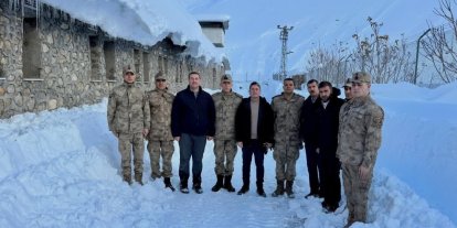 Kaymakam Arıkan’dan Başbağlar Karakolu’na ziyaret
