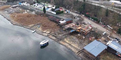 Sapanca Gölü’ndeki kaçak yapılar için ekipler sahaya iniyor