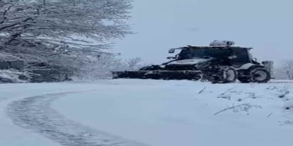 Zonguldak’ta kar yağışı nedeniyle 82 köy yolu ulaşıma kapandı