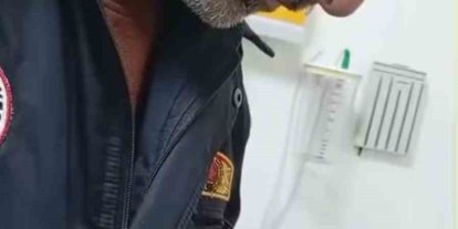 Sıkışan yüzük itfaiye ekiplerince çıkarıldı