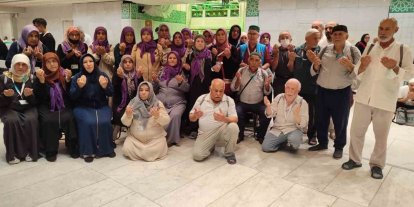 Denizlili umrecilerden Kâbe’de duygusal veda