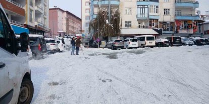 Kulp’ta kar manzaraları