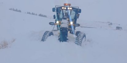 Kars’ta 119 köy yolu ulaşıma kapalı