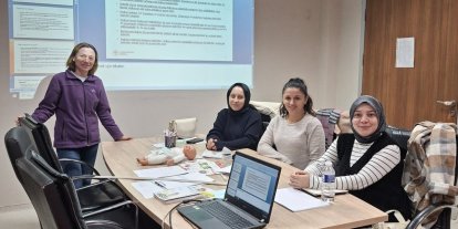 Gebe okulu programları devam ediyor