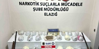 Elazığ’da uyuşturucu tacirlerine büyük darbe: 4 gözaltı