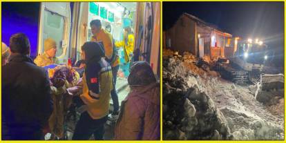 Kars’ta Mehmetçik, paletli kar aracıyla yaşlı hastaya ulaştı