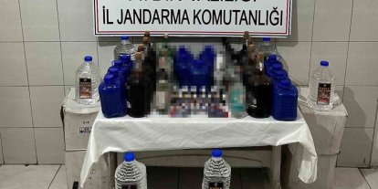 Aydın’da jandarmadan sahte alkol operasyonu