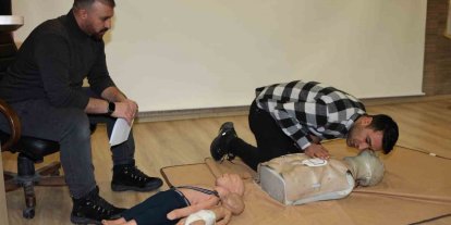 Bayburt’ta polis adaylarına ilk yardım eğitimi verildi