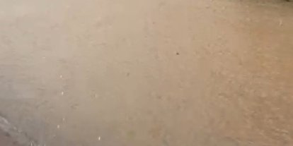 Bozcaada’da sokaklar göle döndü