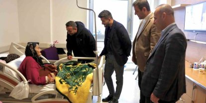 Akçadağ Belediye Başkanı Ulutaş’tan hastane ziyareti