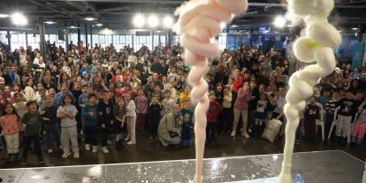 Yarıyıl tatilinde Bilim Merkezi’nde eğlence dorukta