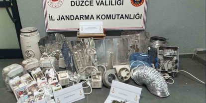 Evinin çatısına kenevir bahçesi kuran 1 şahıs yakalandı