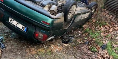 Kontrolden çıkan otomobil takla attı: 1 ölü