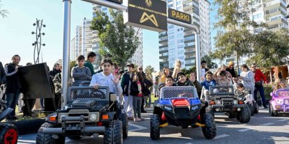 Mersin’deki Trafik Parkı çocukların akınına uğradı