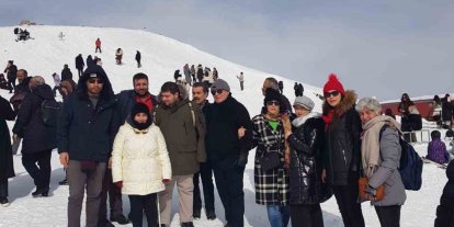 Görme engelliler Erciyes’te kaynaştı