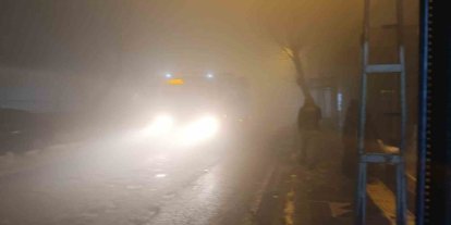 Kahramanmaraş sise teslim oldu, göz gözü görmedi