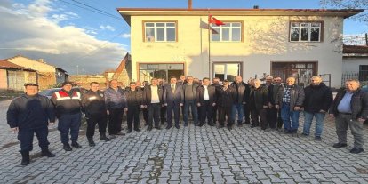 Çavdarhisar Kaymakamı Murat Ak muhtarlarla bir araya geldi