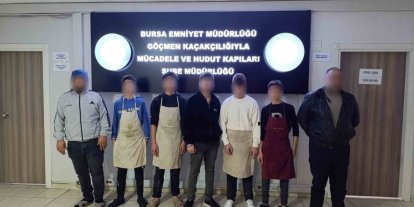 Bursa’da kaçak işçi operasyonu: 5’i çocuk 5 yabancı uyruklu şahıs yakalandı