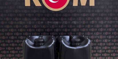 Bartın’da 10 litre etil alkol ele geçirildi