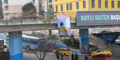 Trabzon’da garip afiş