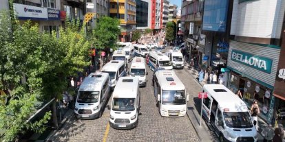 Trabzon’da dolmuşlar yeni yerine taşınıyor