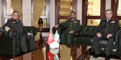 Genelkurmay Başkanı Bayraktaroğlu, Birleşik Arap Emirlikleri Kara Kuvvetleri Komutanı Al Hallami’yi kabul etti