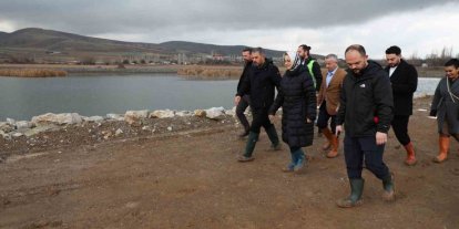 Pursaklar Belediyesi Gümüşoluk Göleti’nin çalışmalarına devam ediyor