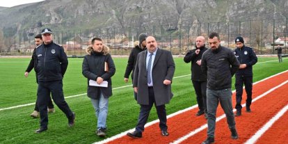 İnönü’de spor kompleksi hızla yükseliyor