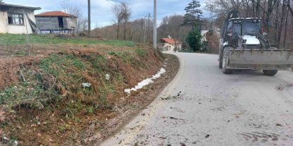 Köylerde alt yapı ve drenaj çalışmaları sürüyor