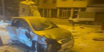 Sarıkamış’ta trafik kazası: 3 yaralı