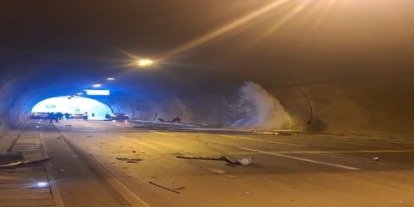 Araklı Tüneli’nde kaza: 4 yaralı