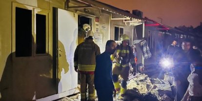 Antakya’da konteyner yangını