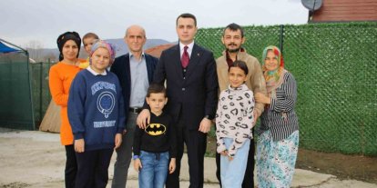 Kaymakam Alpay, Güler ailesine konuk oldu