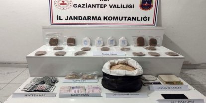 Gaziantep’te 22 kilo reçine esrar ele geçirildi: 2 şahıs tutuklandı