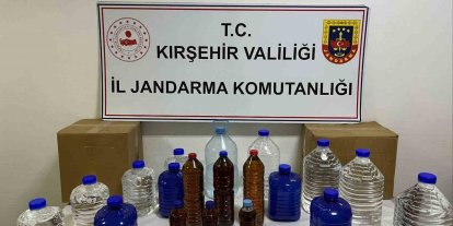 Kırşehir’de kaçak alkol operasyonu