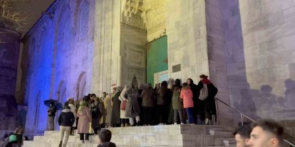 Bursa’da Berat Kandili Ulu Cami’de dualarla idrak edildi