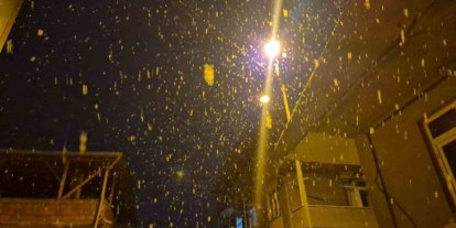 Tekirdağ’da kar yağışı