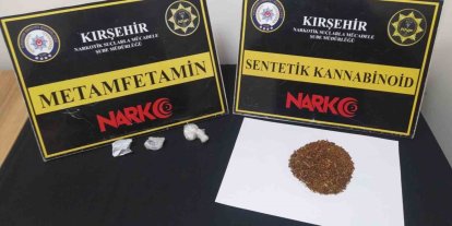 Kırşehir’de uyuşturucu madde operasyonu: 1 tutuklama