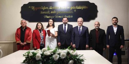 Aybay ve Yıldırım ailelerinin mutlu günü