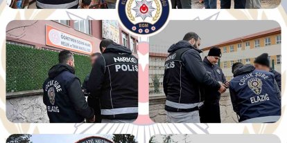 Elazığ’da 233 okul önü ve çevresi denetlendi