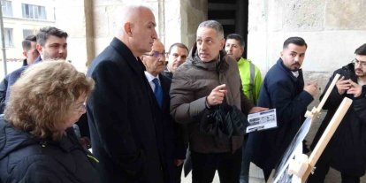 Bakan Ersoy, Malatya’da onarımı süren kültür varlıklarını inceledi