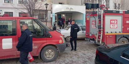 Besni’de çıkan ev yangını korkuttu