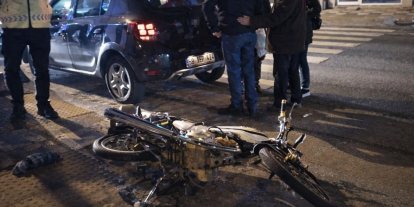 Muratlı’da motosiklet kazası: 1 yaralı