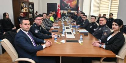 Kars Emniyetinde genel değerlendirme toplantısı