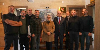 Gazeteciler Keşir ve Özlü’yü ağırladı