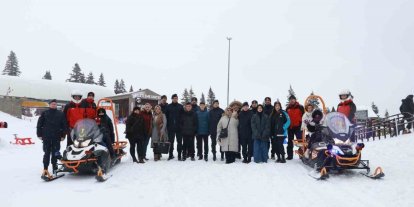 Şehit aileleri ve çocukları karın tadını jandarma ekipleriyle çıkardı