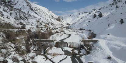 Zemheri bitti, Erzincan’da dereler yeniden akmaya başladı
