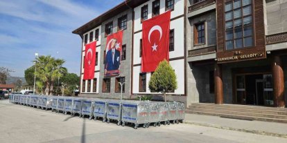 Germencik Belediyesi’nden çevre temizliğine 100 yeni çöp konteyneri