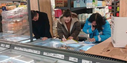 Hisarcık’ta satışa sunulan ürünlere yönelik denetim yapıldı